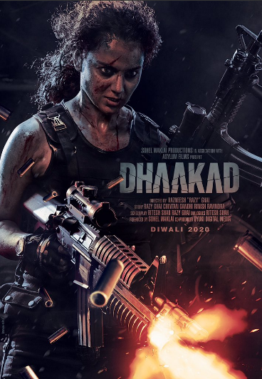 dhaakad movie poster