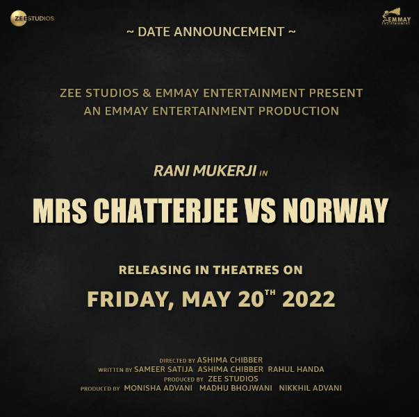Mrs. Chatterjee Vs Norway Movie Wiki Details, Star Cast, Release Date, Story